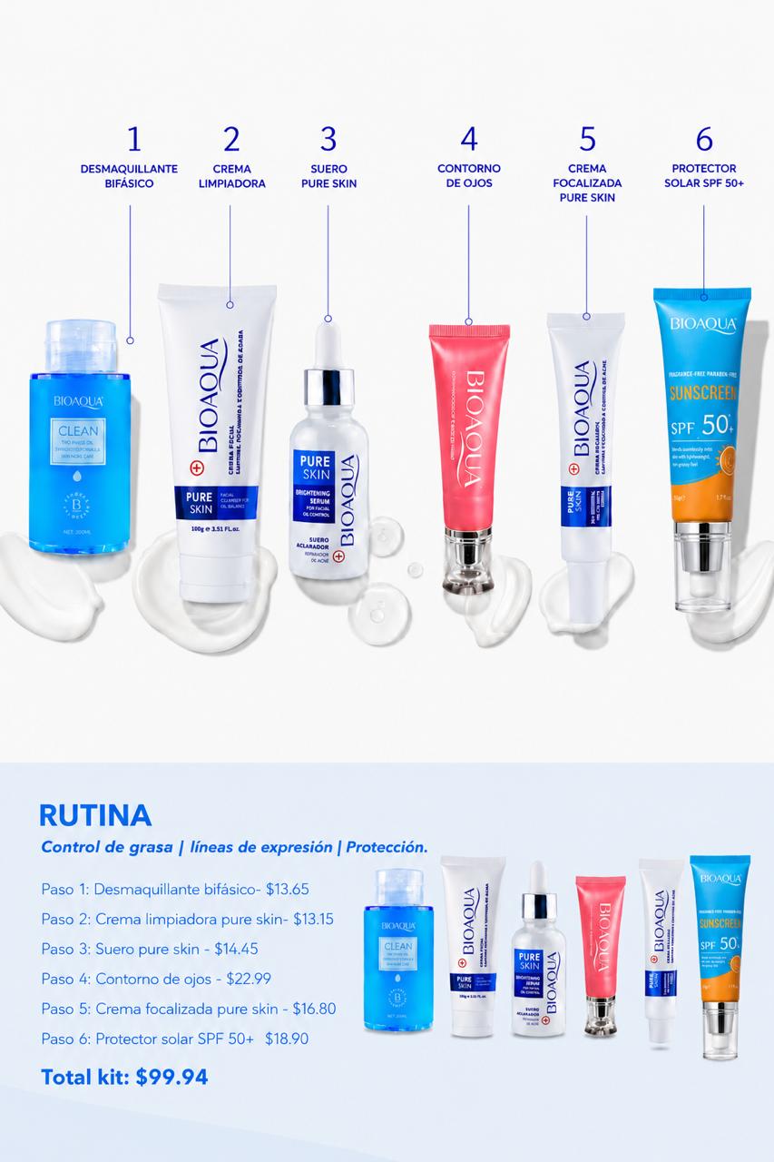 Control de Grasa · Líneas de Expresión · Protección