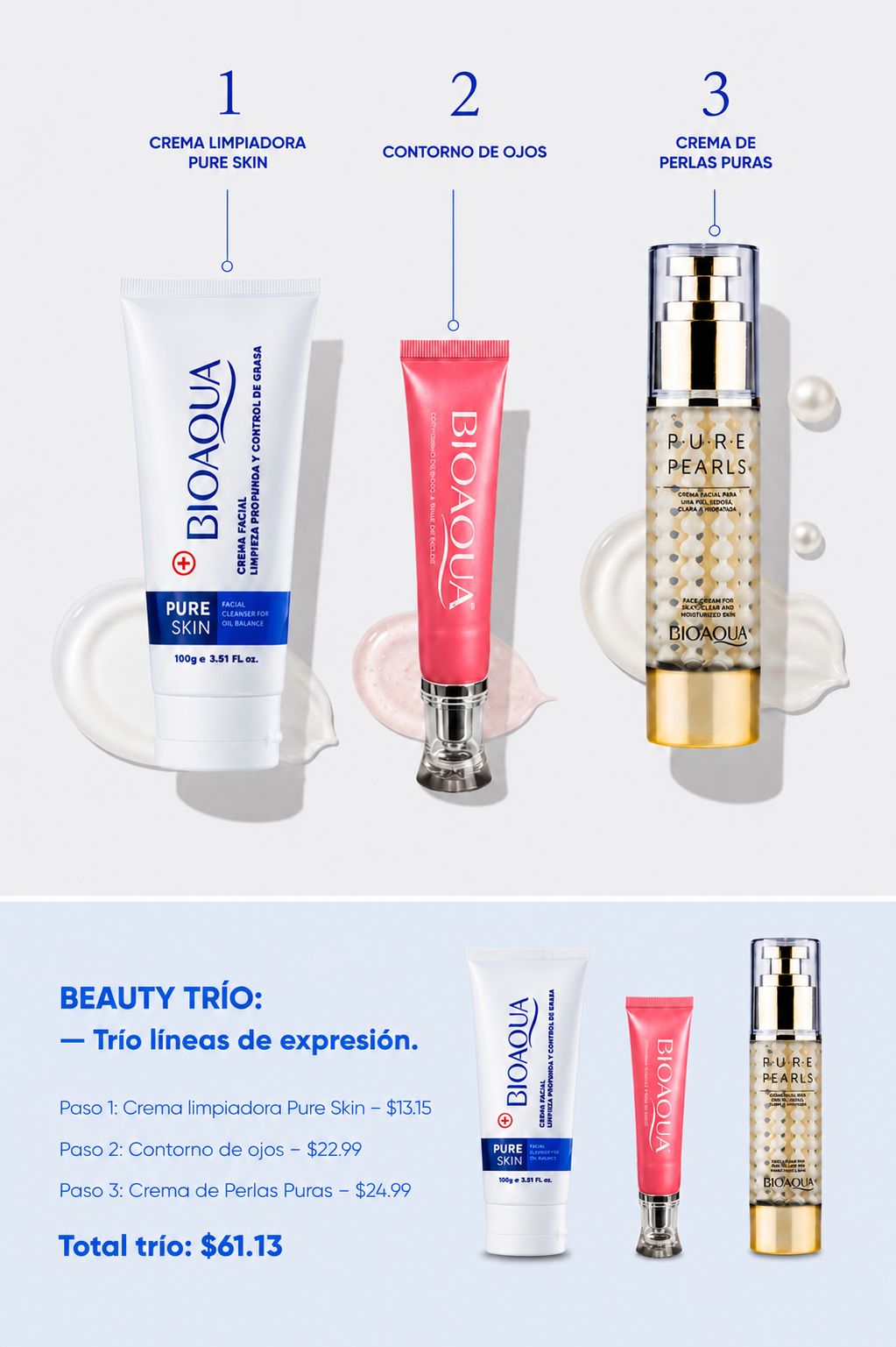 Beauty Trío — Líneas de Expresión